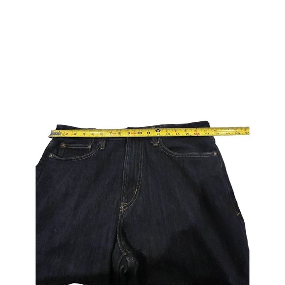 Lands End Square Rigger Straight Fit Dark Blue Jeans Mens Size 34x32 Denim Pants - Picture 5 of 11
